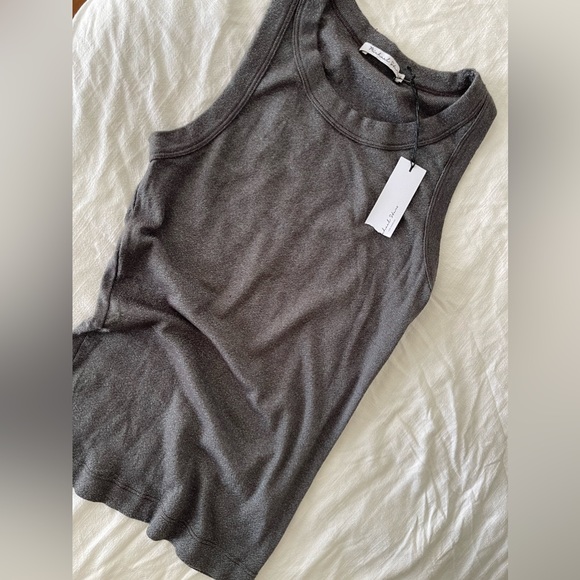 NWT Michael Stars O/S Grey Tank Top - Picture 4 of 6